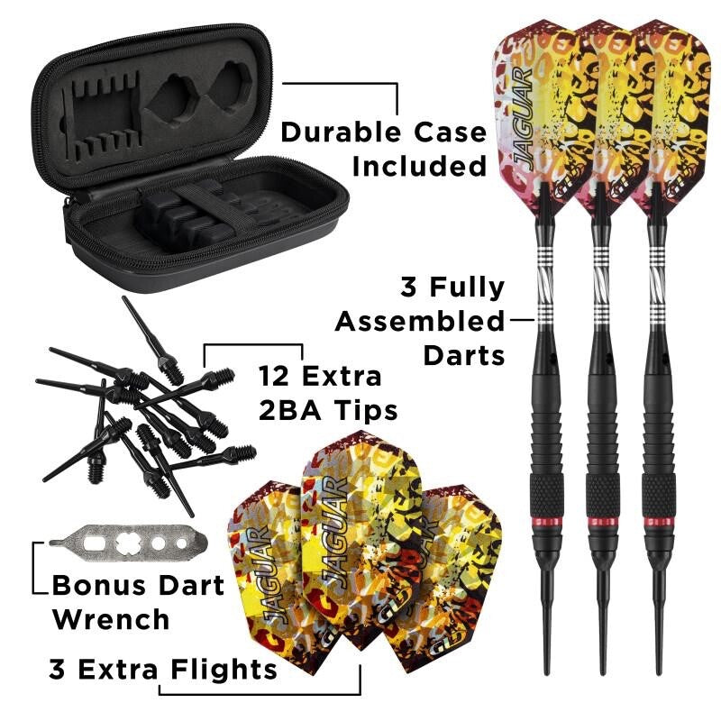 18g Viper Jaguars Darts - Brand New, Free Shipping, 5 Extra Flights