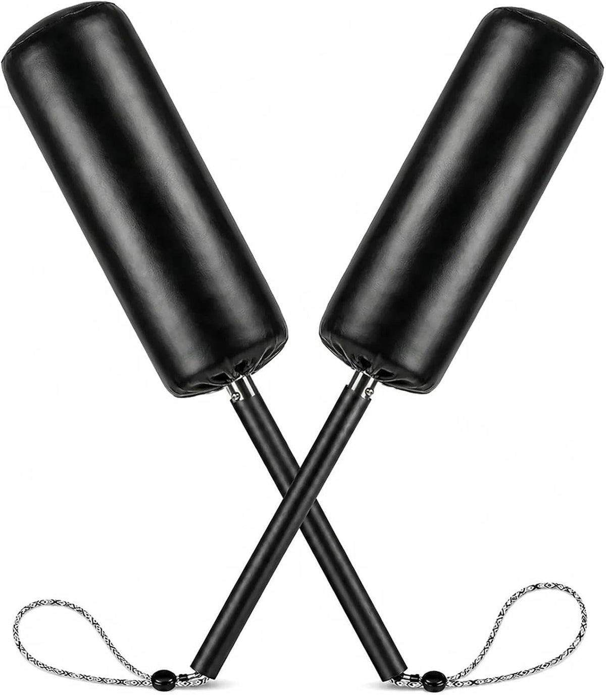 Basketball Football Training Contact Sticks with Padded Blocking Guards - 2 Pack