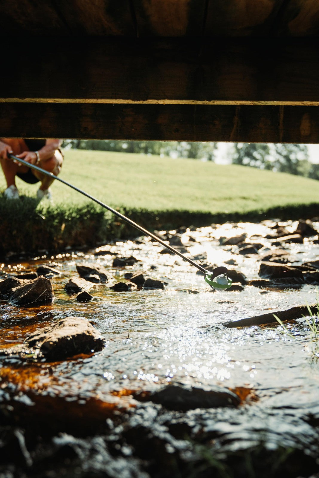 14-Foot Reach Spring Loaded Golf Ball Retriever - Lightweight Aluminum, Water Hazard Access