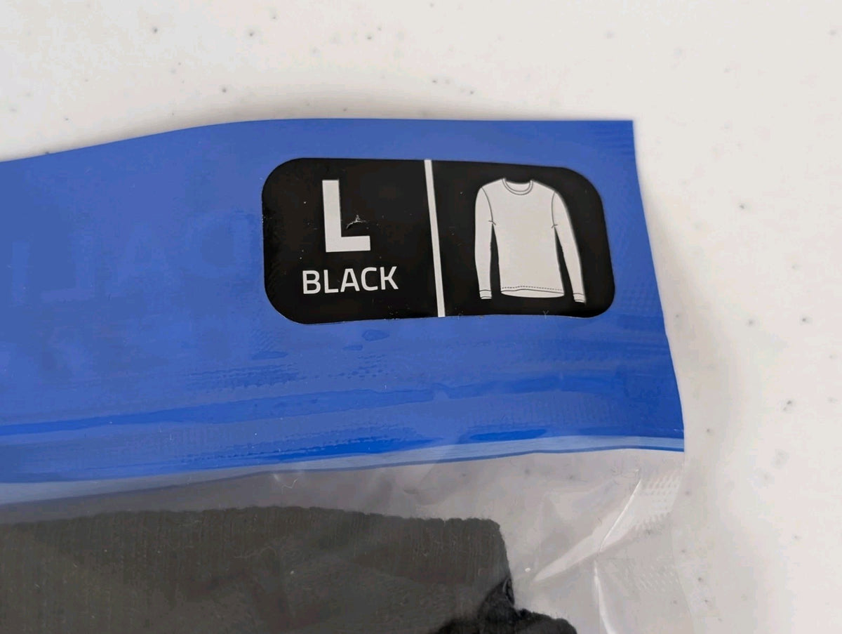 Men's Thermal Base Layer Crew Shirt Large Performance Level 1