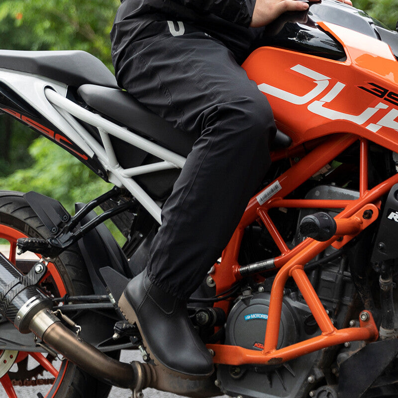 Waterproof Breathable Cycling Rain Pants - Men & Women, Reflective, Lightweight