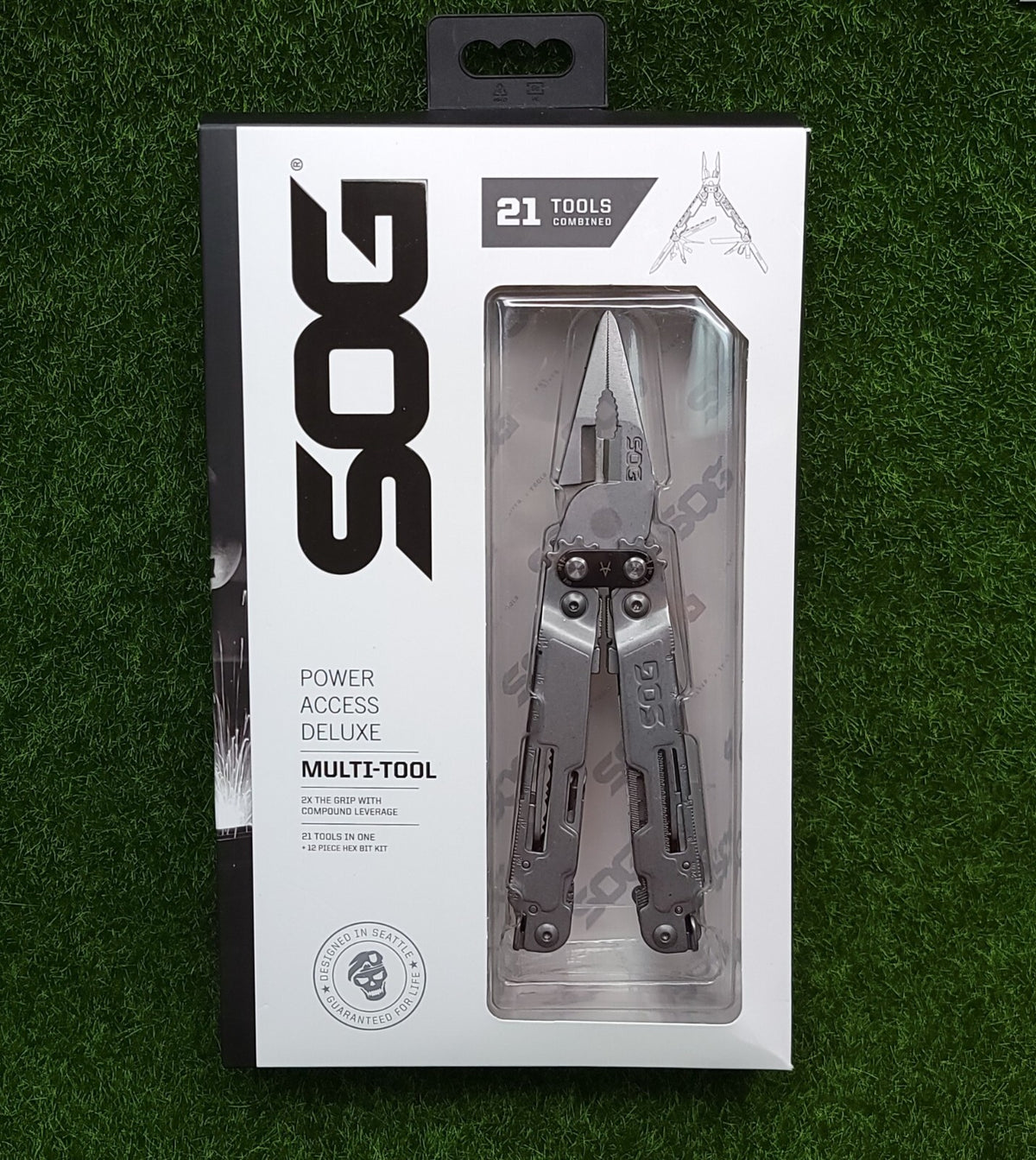 Multi-Tool with 21 Tools and 12 Bit Kit - Heavy Duty Stainless Steel