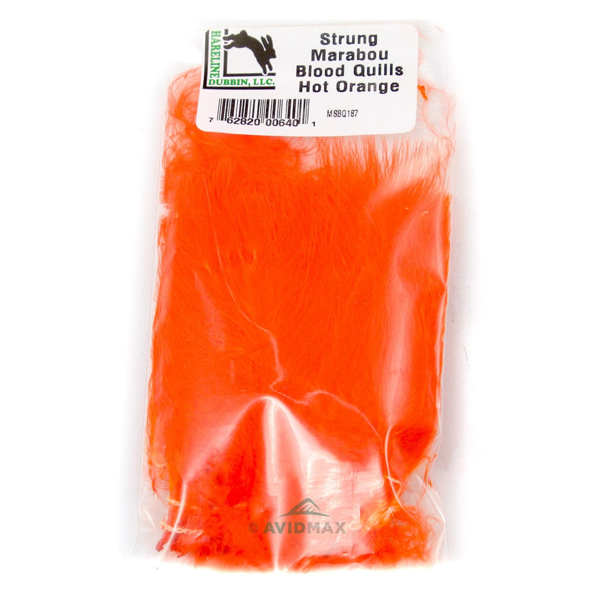 Marabou Strung Blood Quills for Fly Tying - Wide Color Range