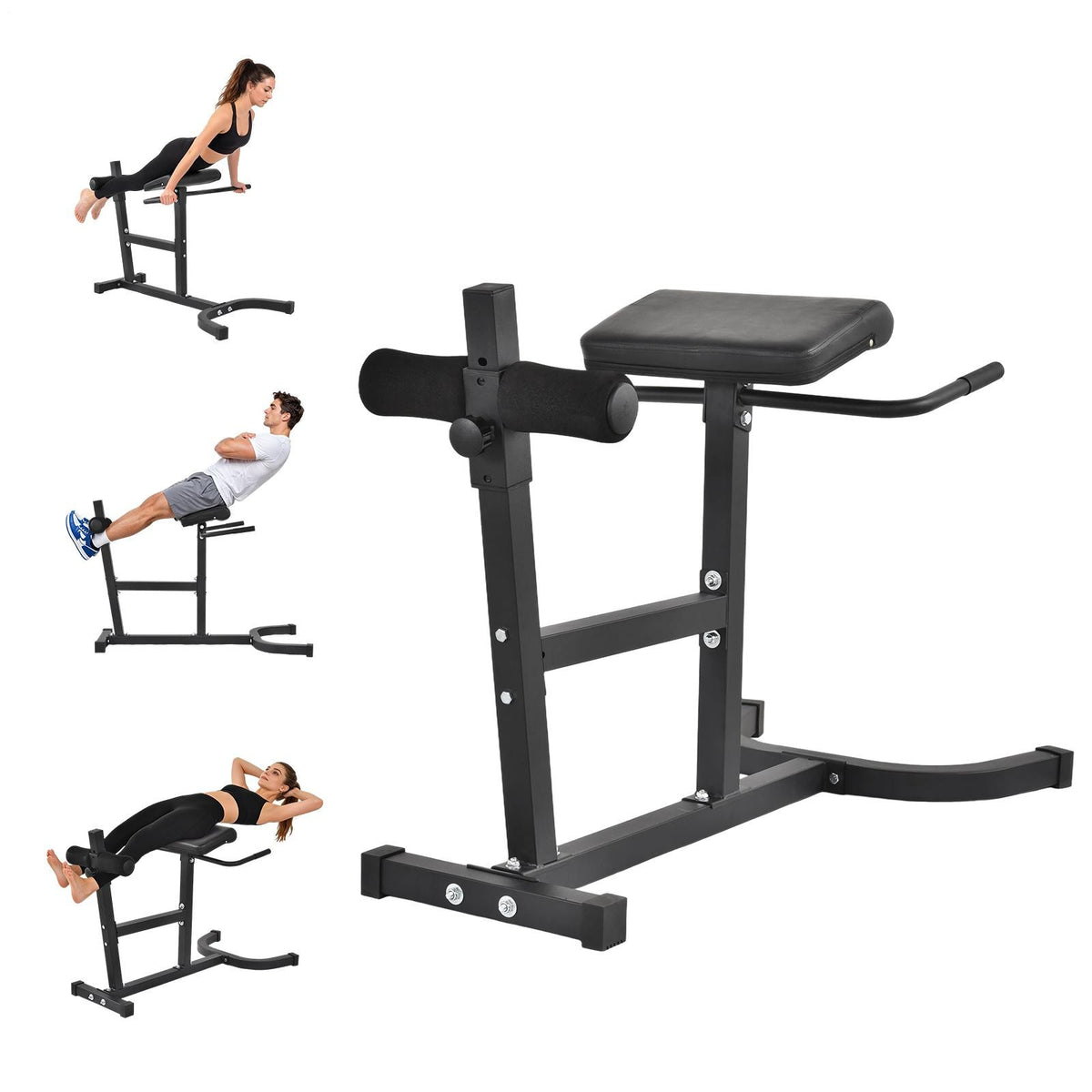 Adjustable Back Extension Bench for Core and Lower Body Workout