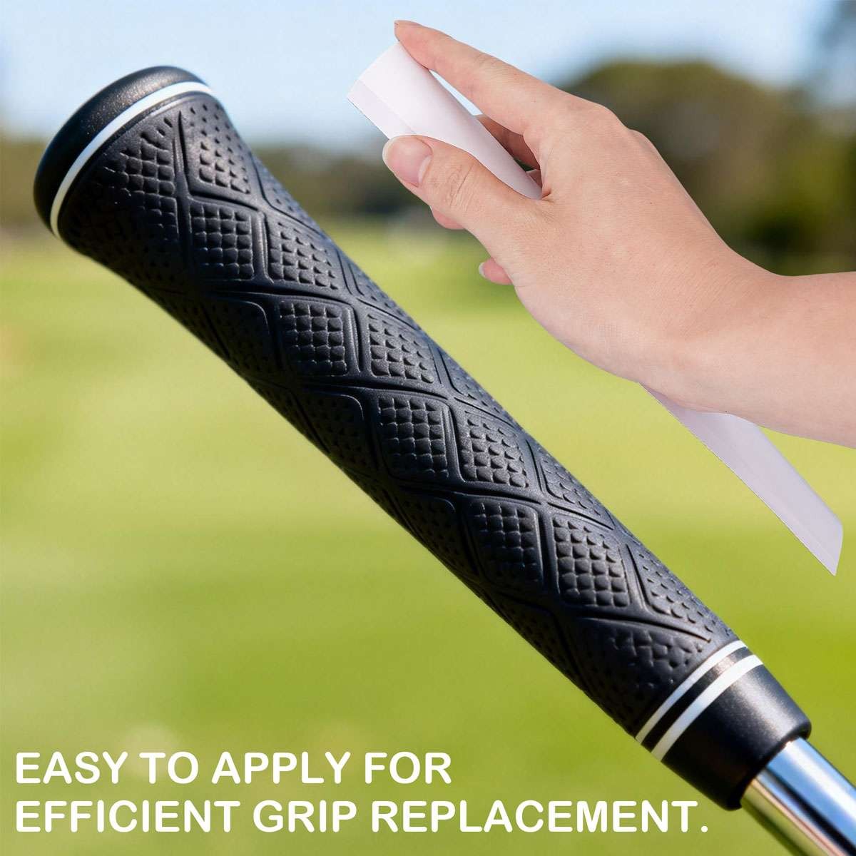 Golf Club Grip Tape Strips - Double Sided Rubber Replacement 13 Pack