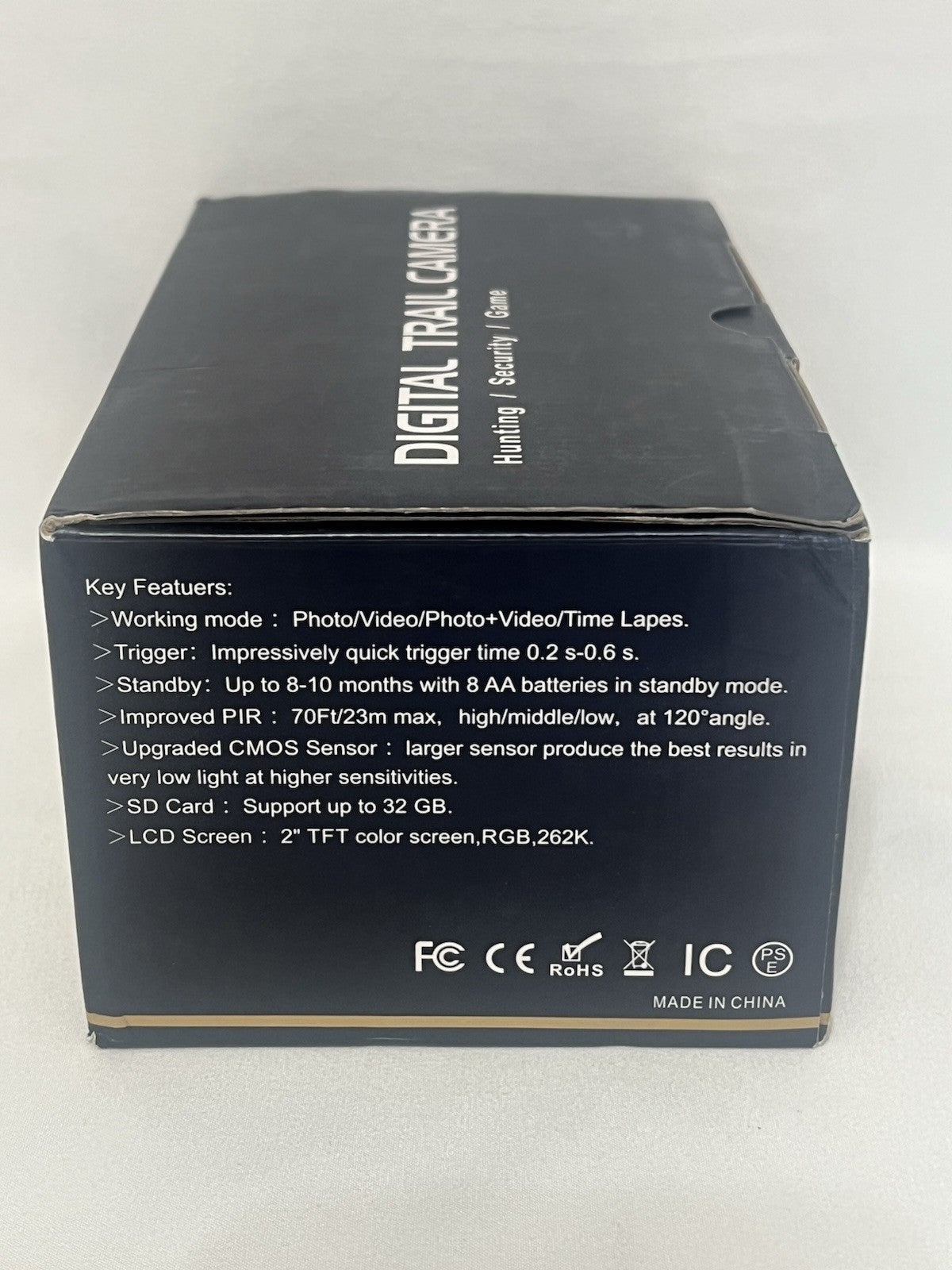 Digital Trail Camera 1080p Night Vision Waterproof 120° Motion Detector