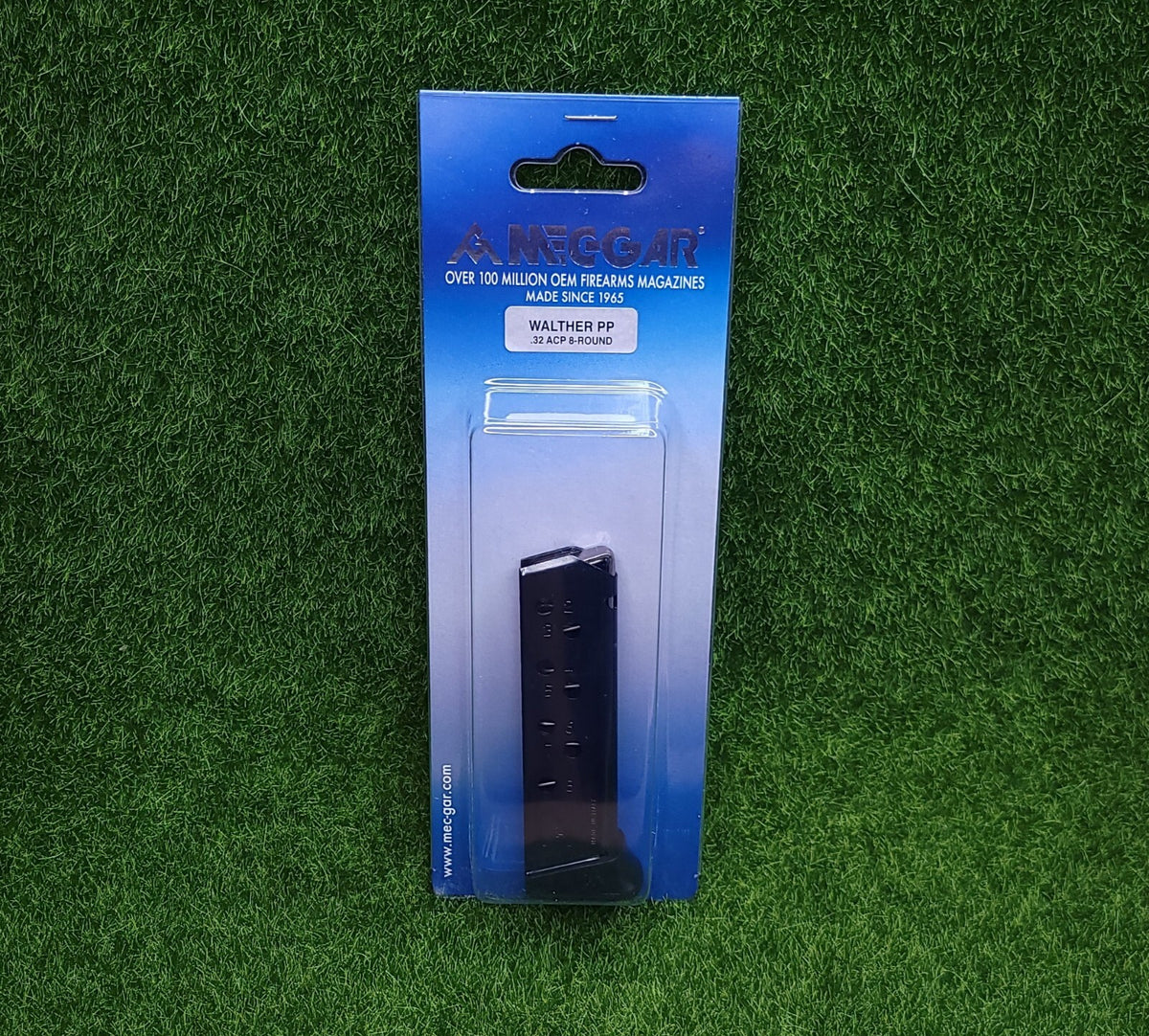 Walther PP & PPK/S .32 ACP 8-Round Magazine with Finger Rest - Blued Steel