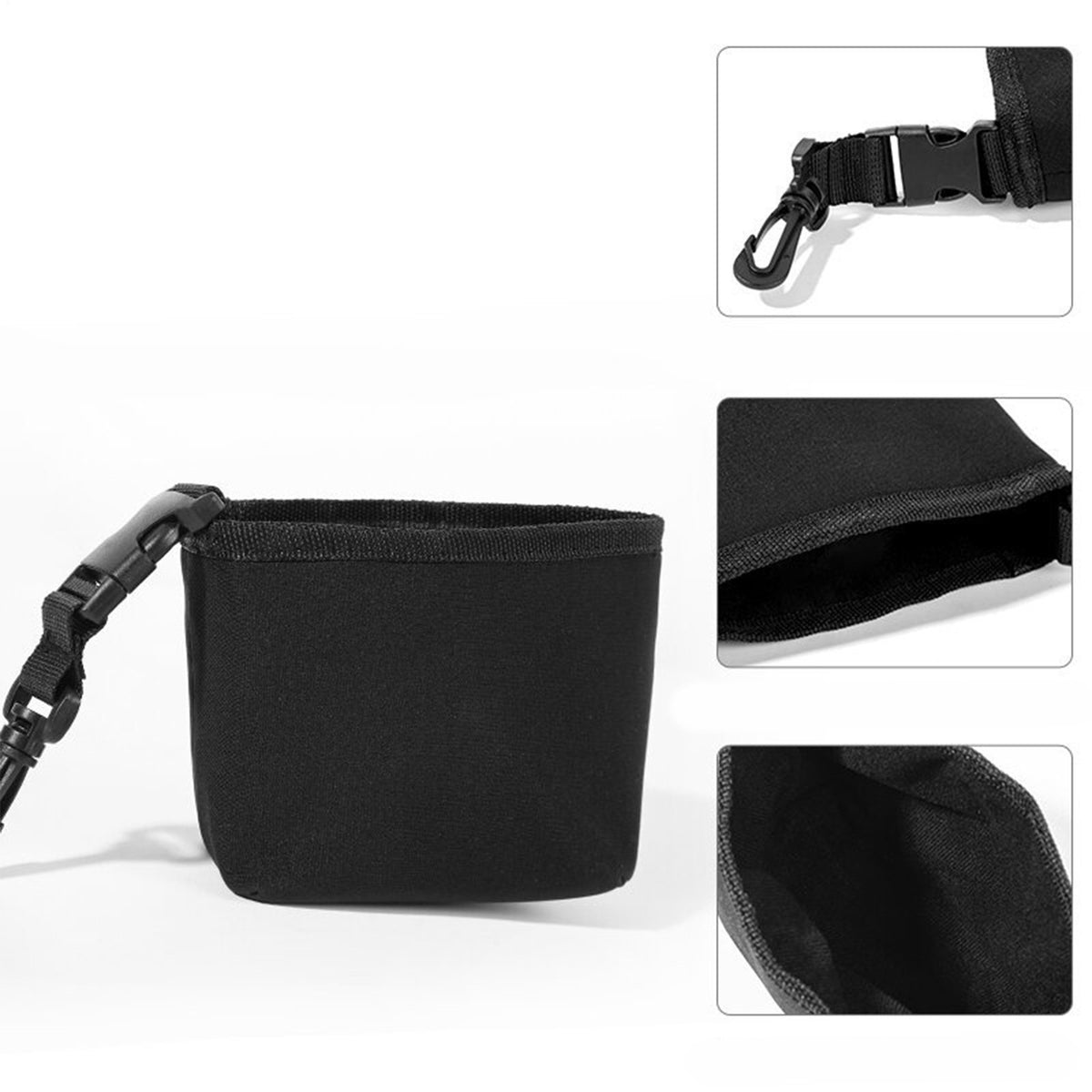 Portable Golf Ball & Club Cleaning Bag with Lanyard - Lightweight & Durable