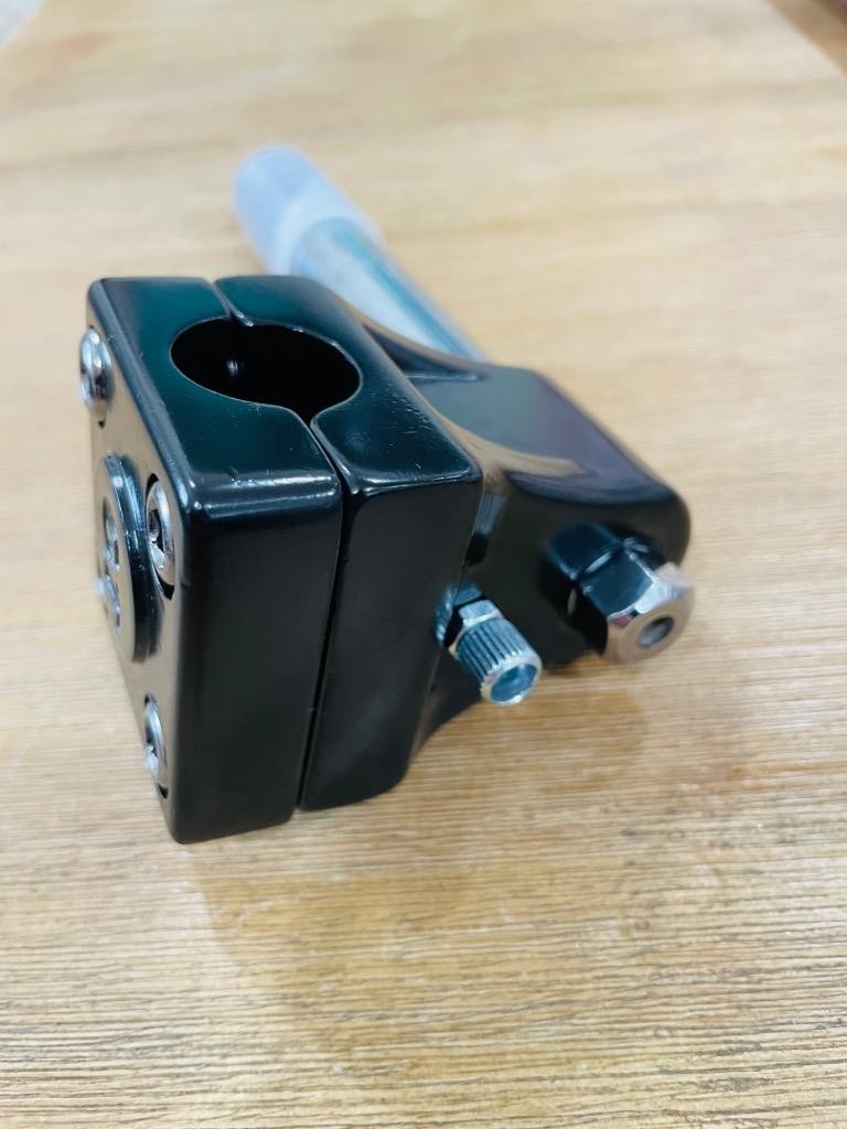 Bicycle Stem Gooseneck DYNO Reproduction 1980s Black Mallet Style BMX Cruiser