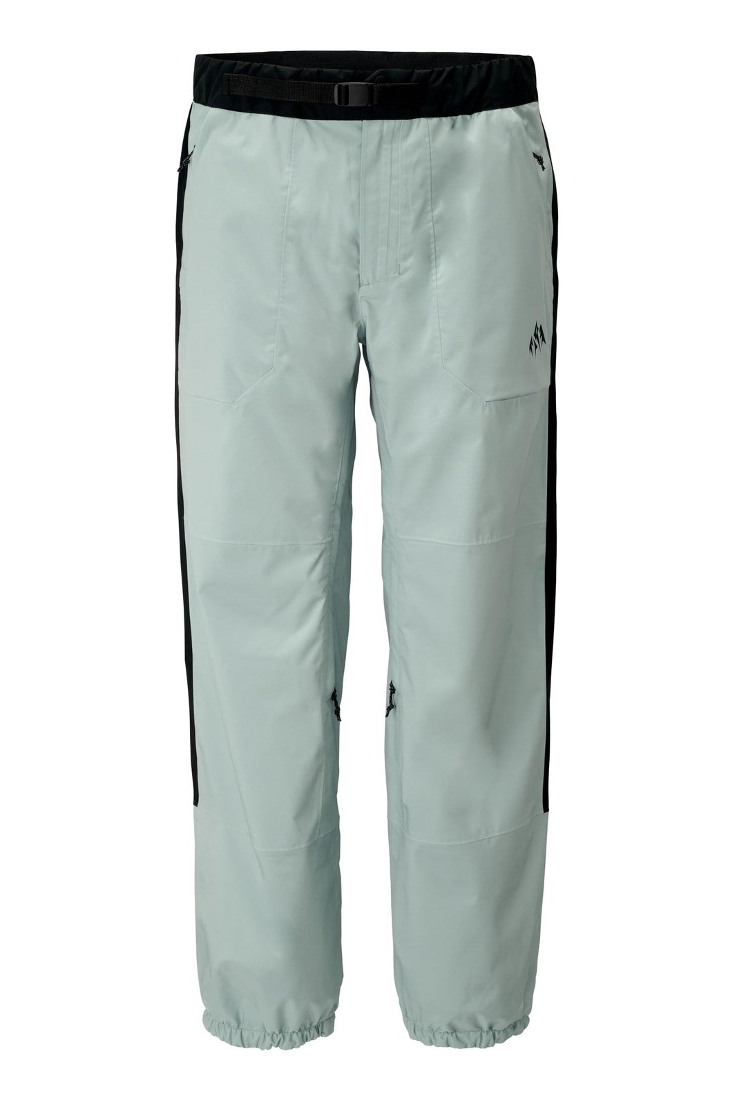 Unisex Snow Pants with Recycled 20K Waterproof Breathable Fabric - Arctic Blue, Large