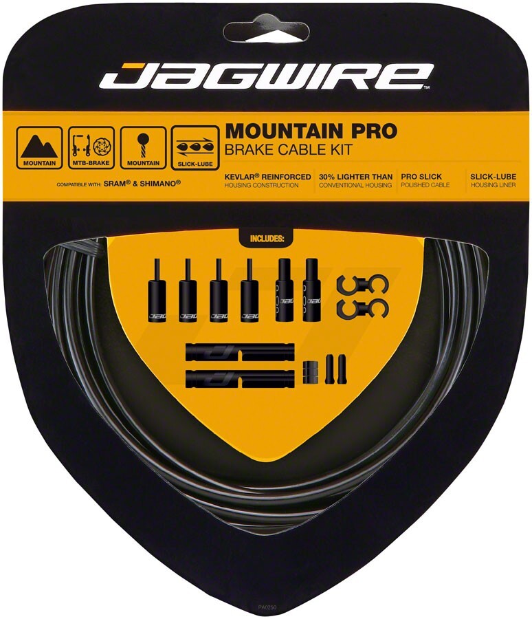 Jagwire Mountain Pro Brake Cable Kit for MTB - All Colors