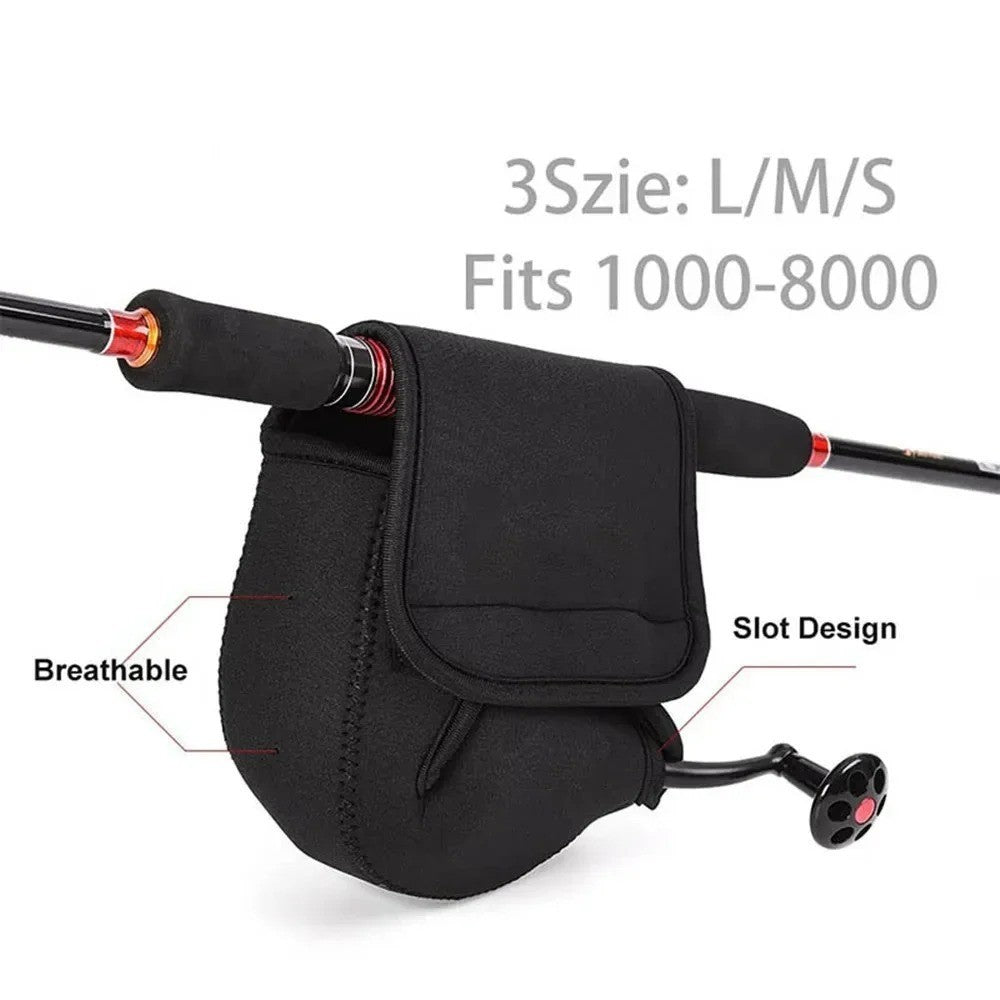 Fishing Reel Cover Waterproof Neoprene Protective Case for Spinning Reels