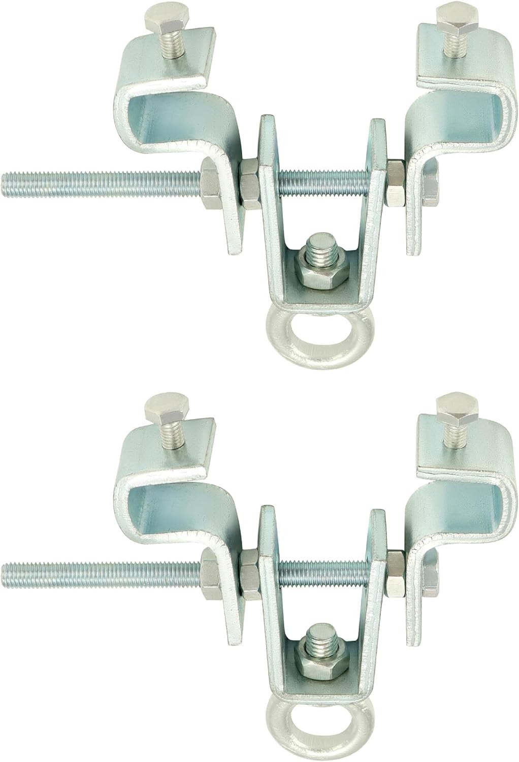 Heavy Duty Adjustable I Beam Hanger Clamp for Punch Bags - 2 Pack