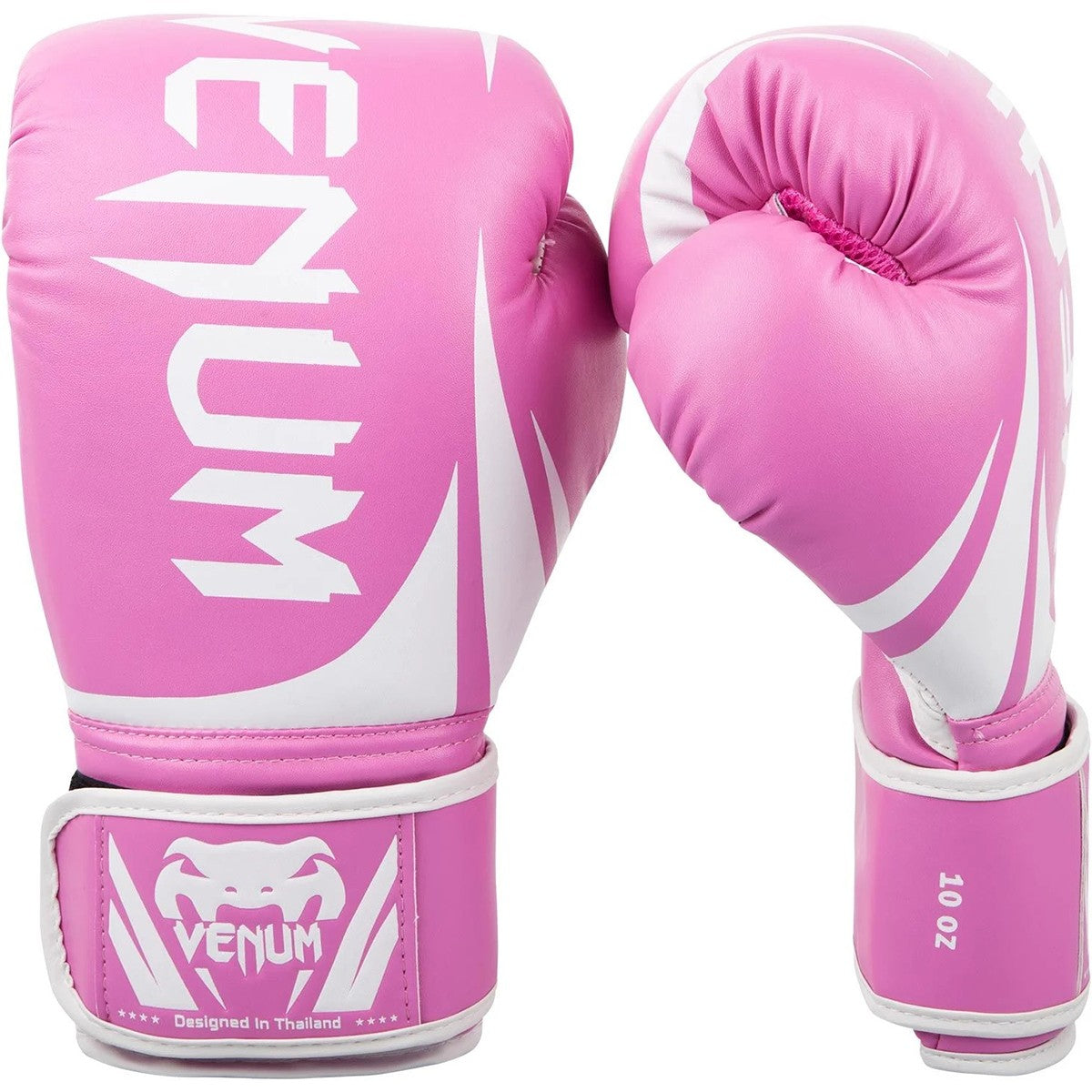Venum Challenger 2.0 Hook and Loop Boxing Gloves for Training - Pink
