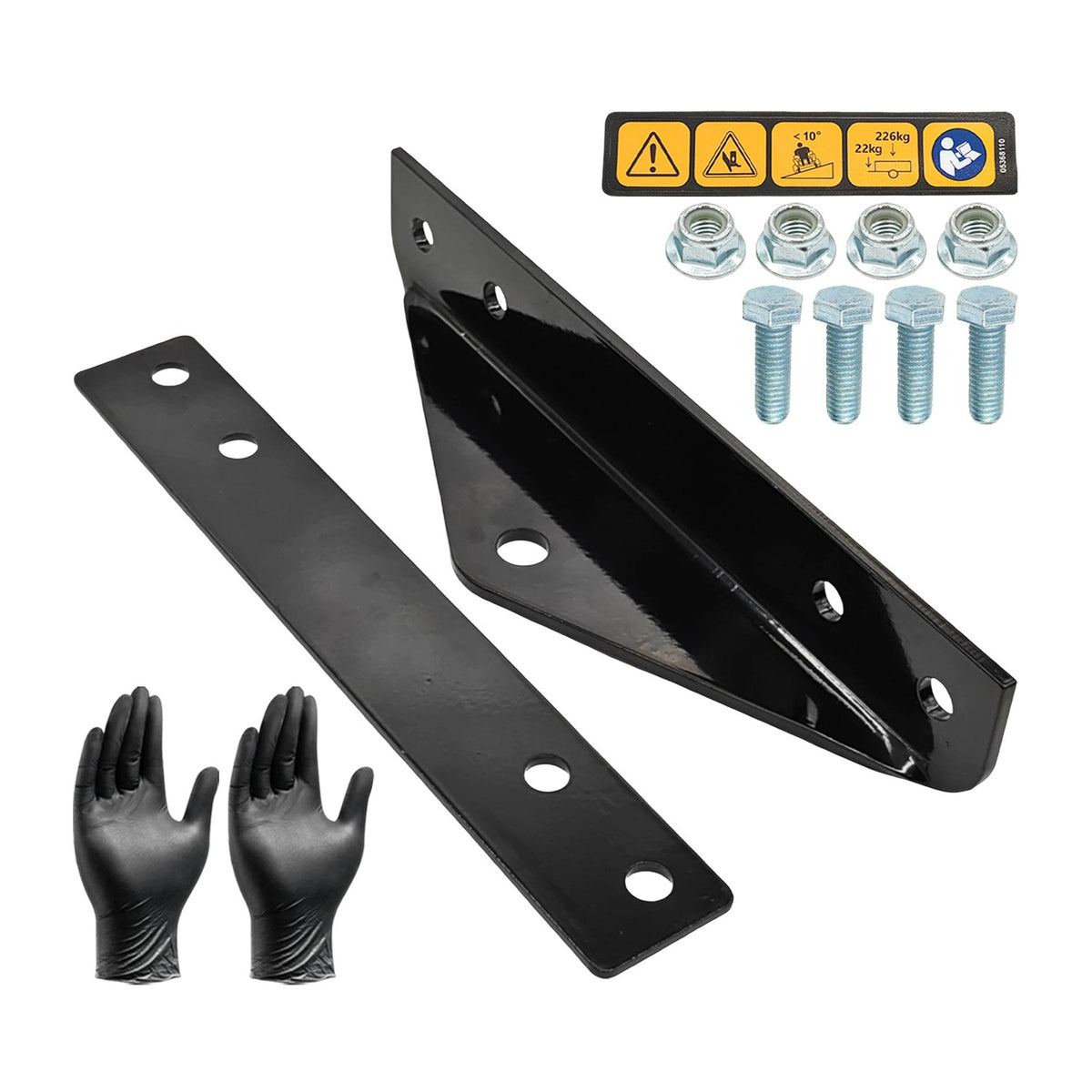 Heavy-Duty Trailer Hitch Kit for Lawn Tractors and Utility Vehicles
