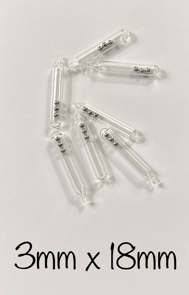 Glass Rattles for Fishing Baits - 3MM, 4MM, 5MM - Pack of 25, 50, 100, 500+