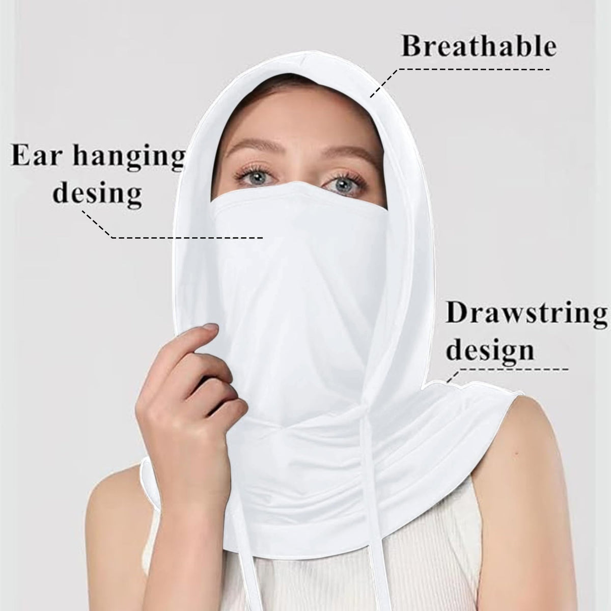 UV Protection Balaclava Face Mask for Outdoor Sports and Sun Safety