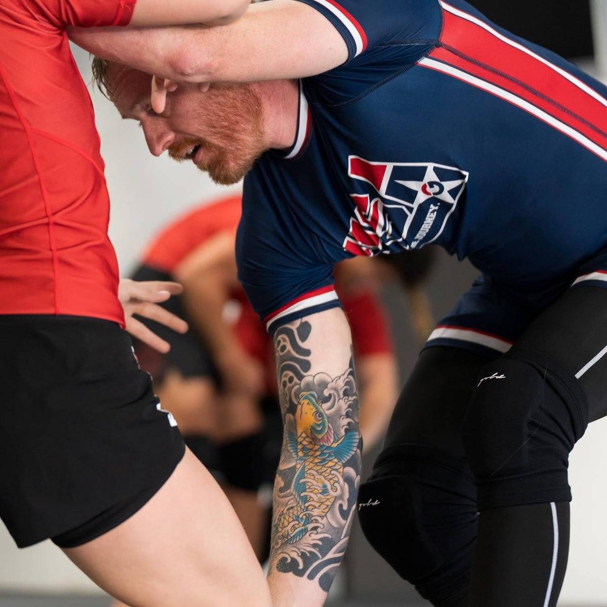 X-Large Knee Pads Set for Grappling - Flexible, Low-Profile Protective Gear