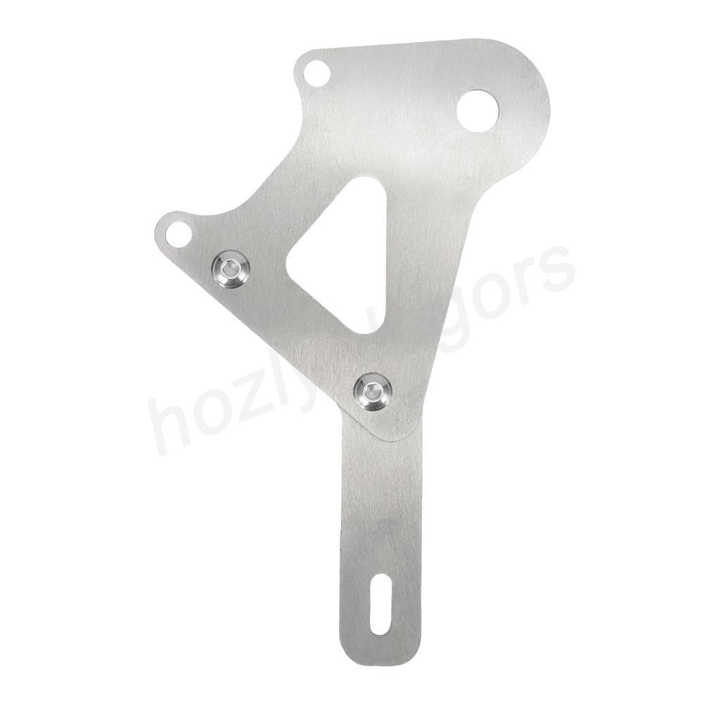 Rear Disc Brake Adapter for Razor Pocket Mod Electric Dirt Bike - Silver Aluminum