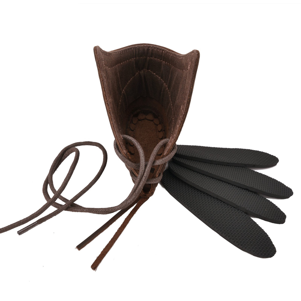 Hunting Rifle & Shotgun Recoil Pad Shoulder Protection Leather & Canvas