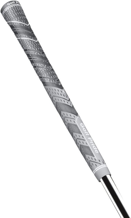 Golf Pride MCC Plus 4 Reduced Taper Golf Grip Grey 10-Pack - All-Weather Control