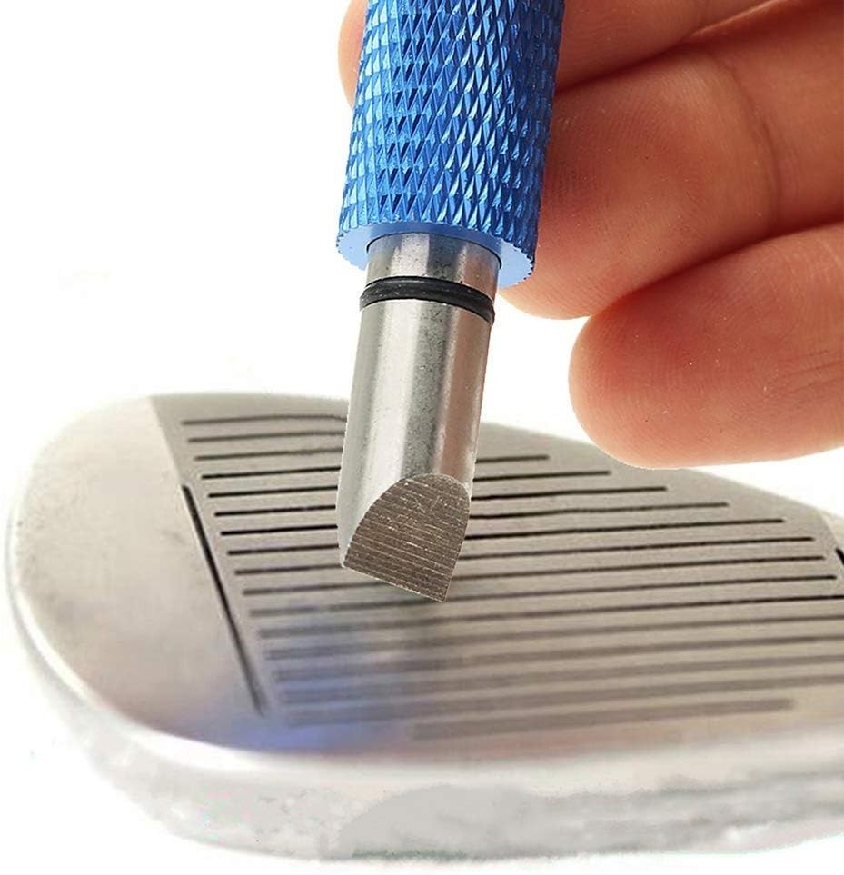 Golf Club Groove Sharpener for Iron and Wedge Restoring & Cleaning