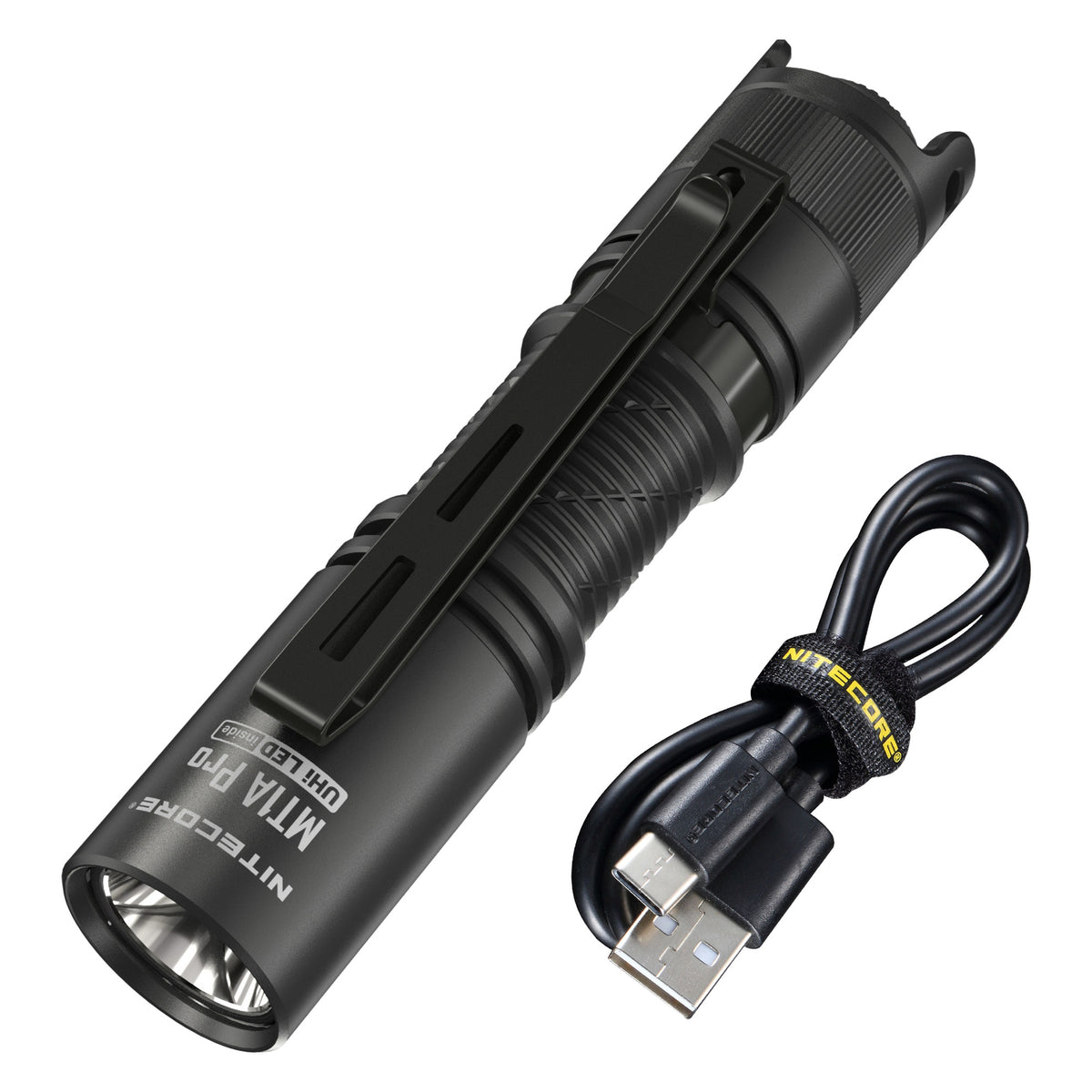 Rechargeable LED Flashlight 800 Lumens Waterproof Compact EDC Torch