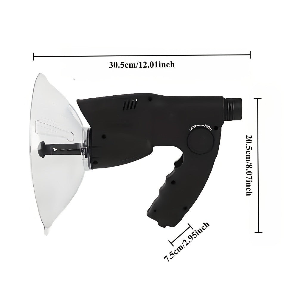 Parabolic Microphone Bird Observation Device with Headphones - Monocular Spy Camera