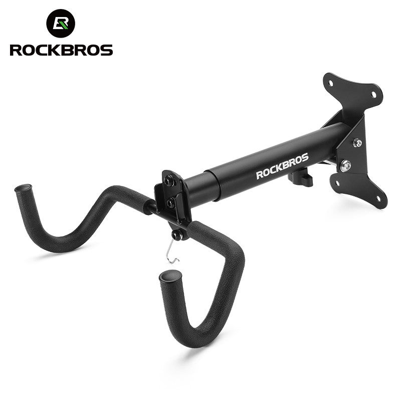 Bike Wall Mount Hanger Retractable Bicycle Storage Rack Carbon Steel