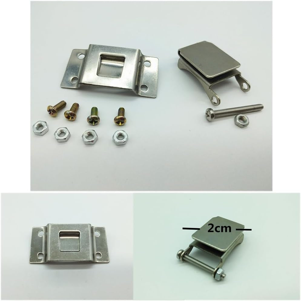 Hard Hat Light Mount Clip for Safety Helmets and Mining Lamps