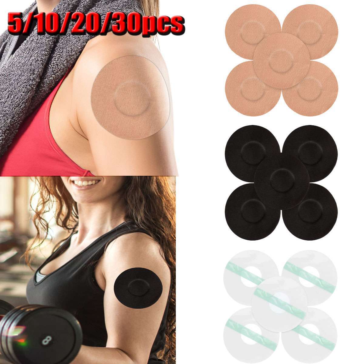 Waterproof Breathable Adhesive Sensor Covers for FreeStyle Libre