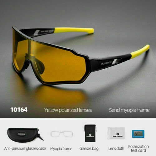 Polarized Cycling Sunglasses Windproof Men's Bike Goggles