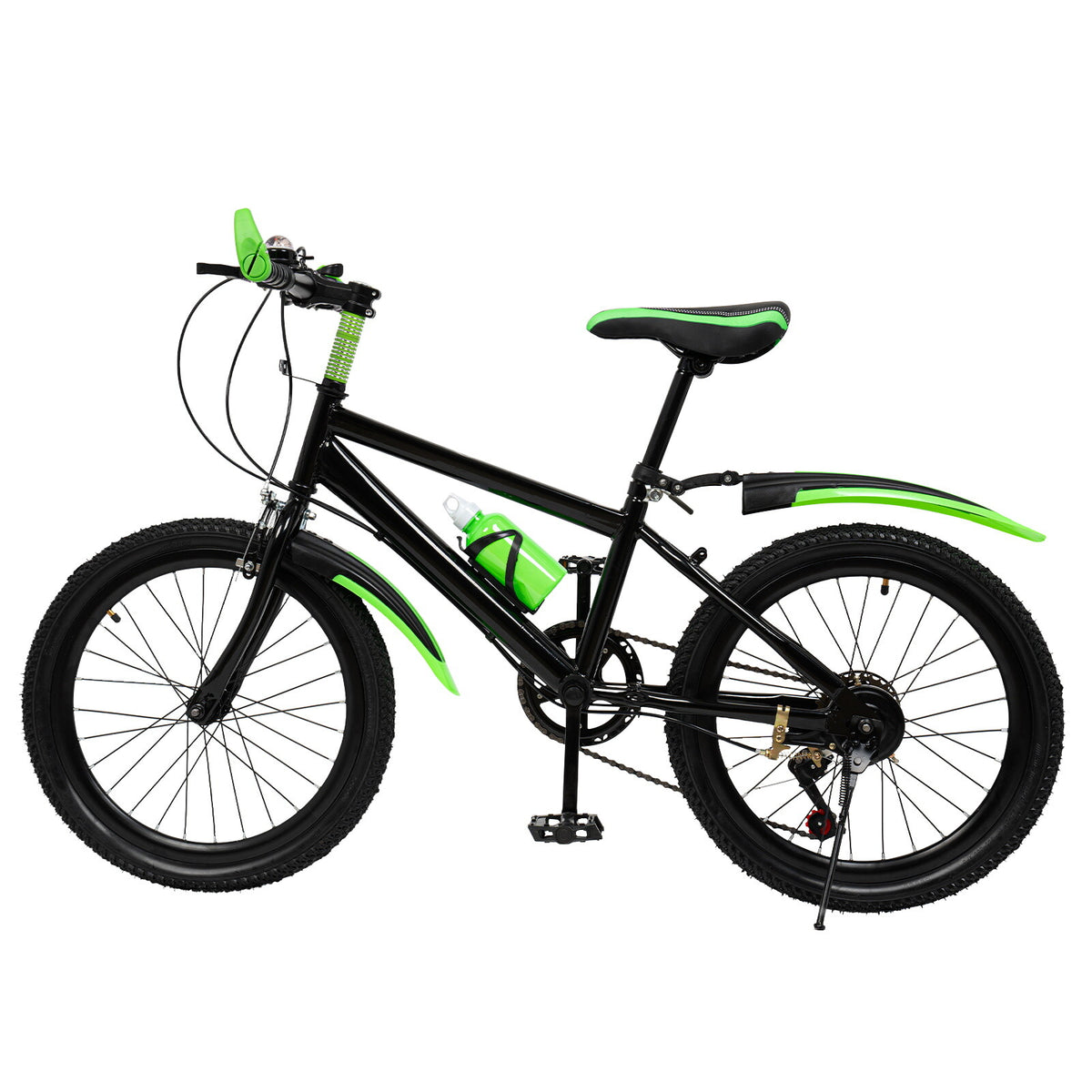 Kids Mountain Bike 20 Inch Bicycle with Adjustable Seat Multi-Speed Gears