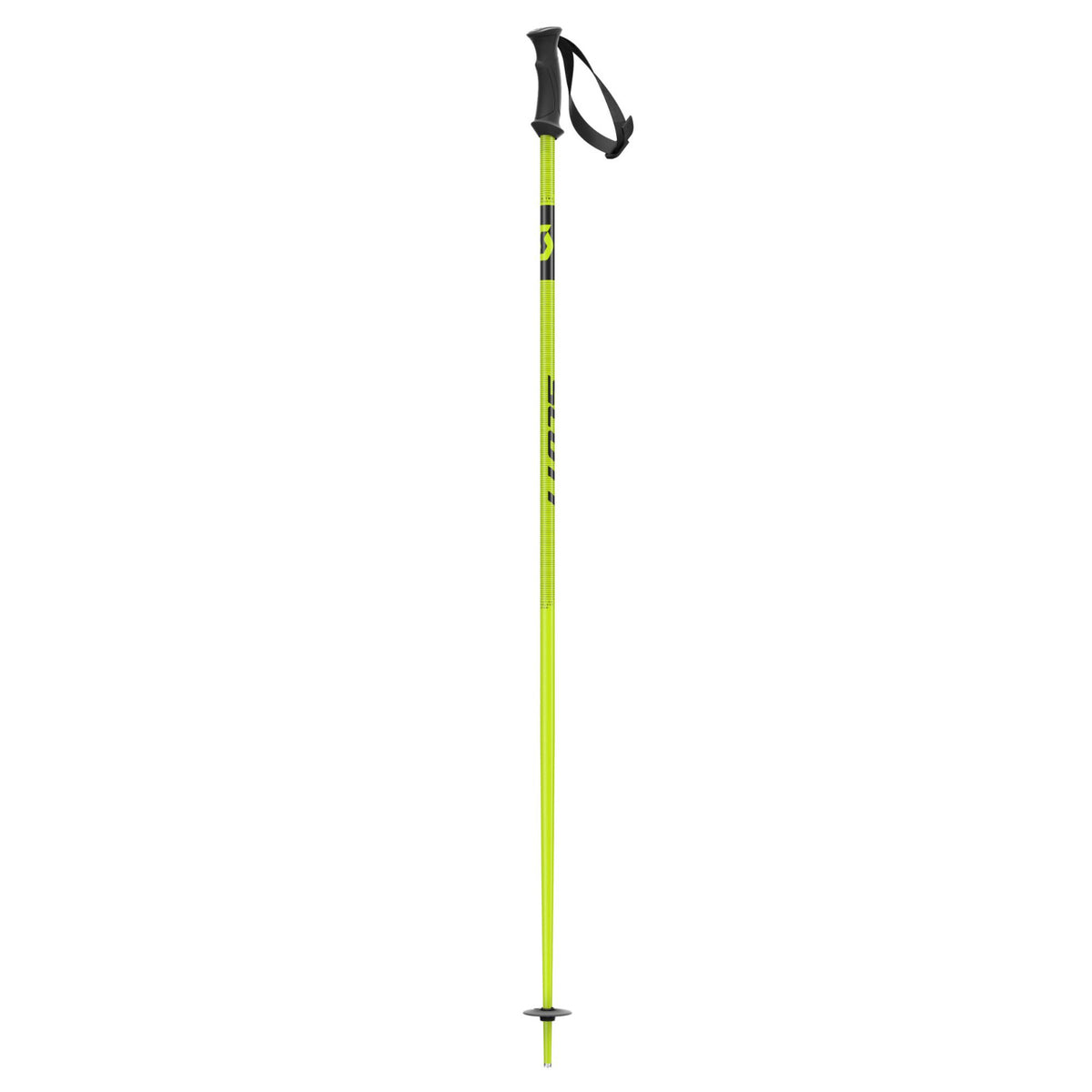 Alpine Ski Poles Neon Yellow 44-52 Inch Lightweight Aluminum Skiing Equipment