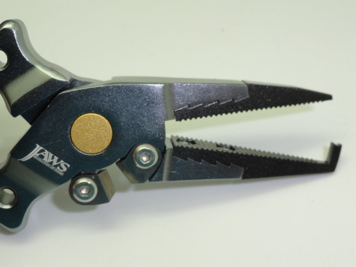 Fishing Split Ring Pliers Titanium Jaw Aluminum Body 6-5/8"