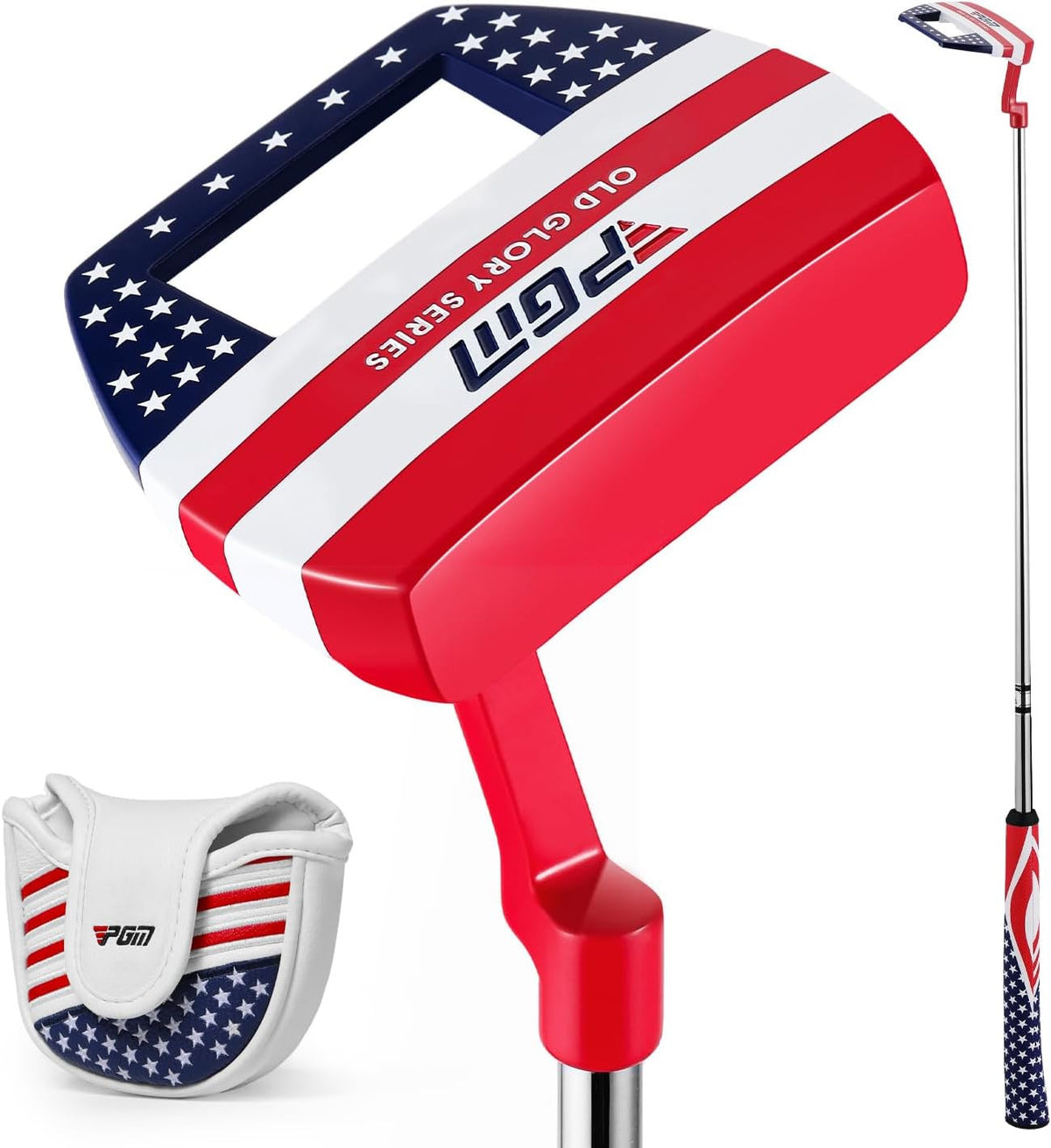 Mallet Golf Putter 34 Inch Right Handed Oversized Steel Head for Men & Women