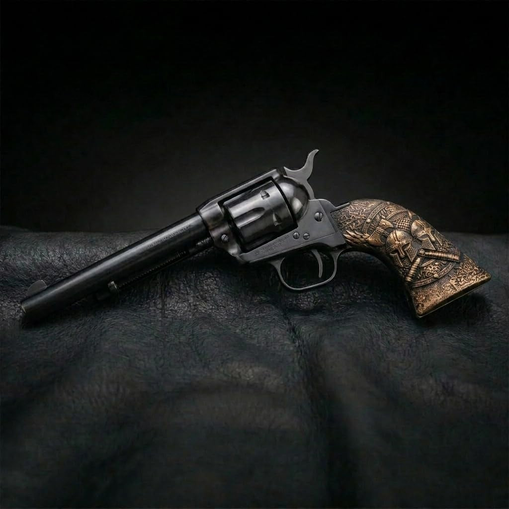 Heritage Rough Rider Gun Grips with Crusader Helmet Artwork for .22 LR & Magnum Revolvers