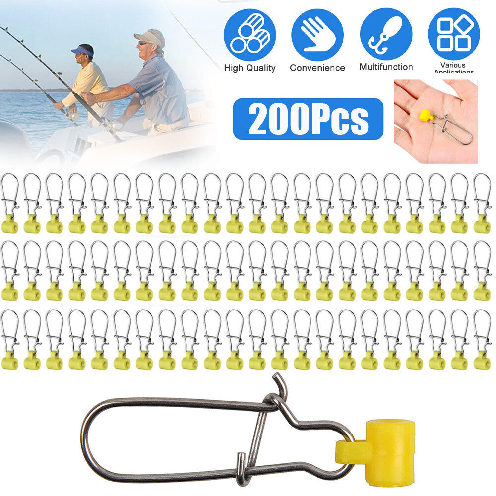 Heavy Duty Stainless Steel Fishing Sinker Slider for Braided Line - 200PCS