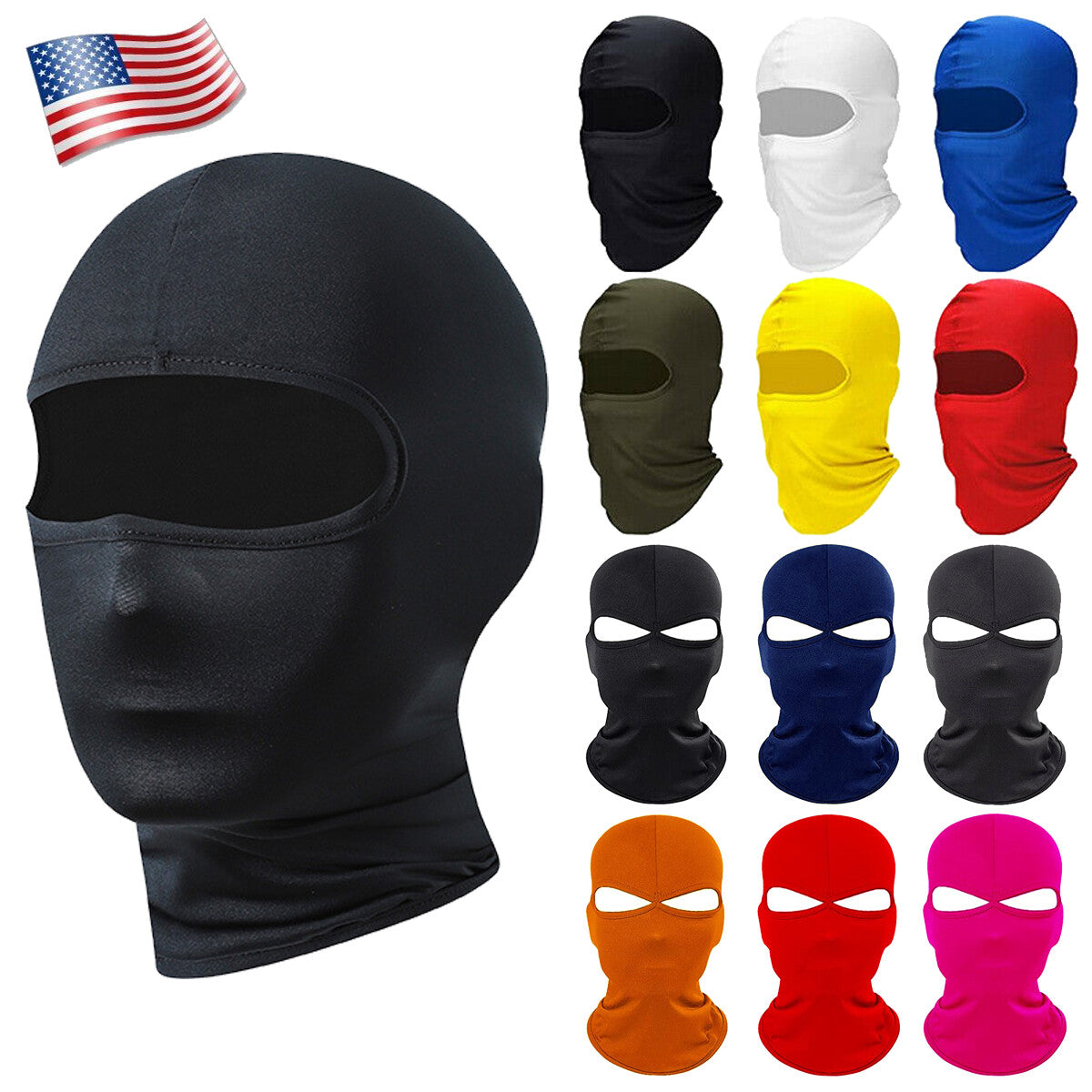 UV Protection Balaclava Face Mask for Outdoor Sports and Activities