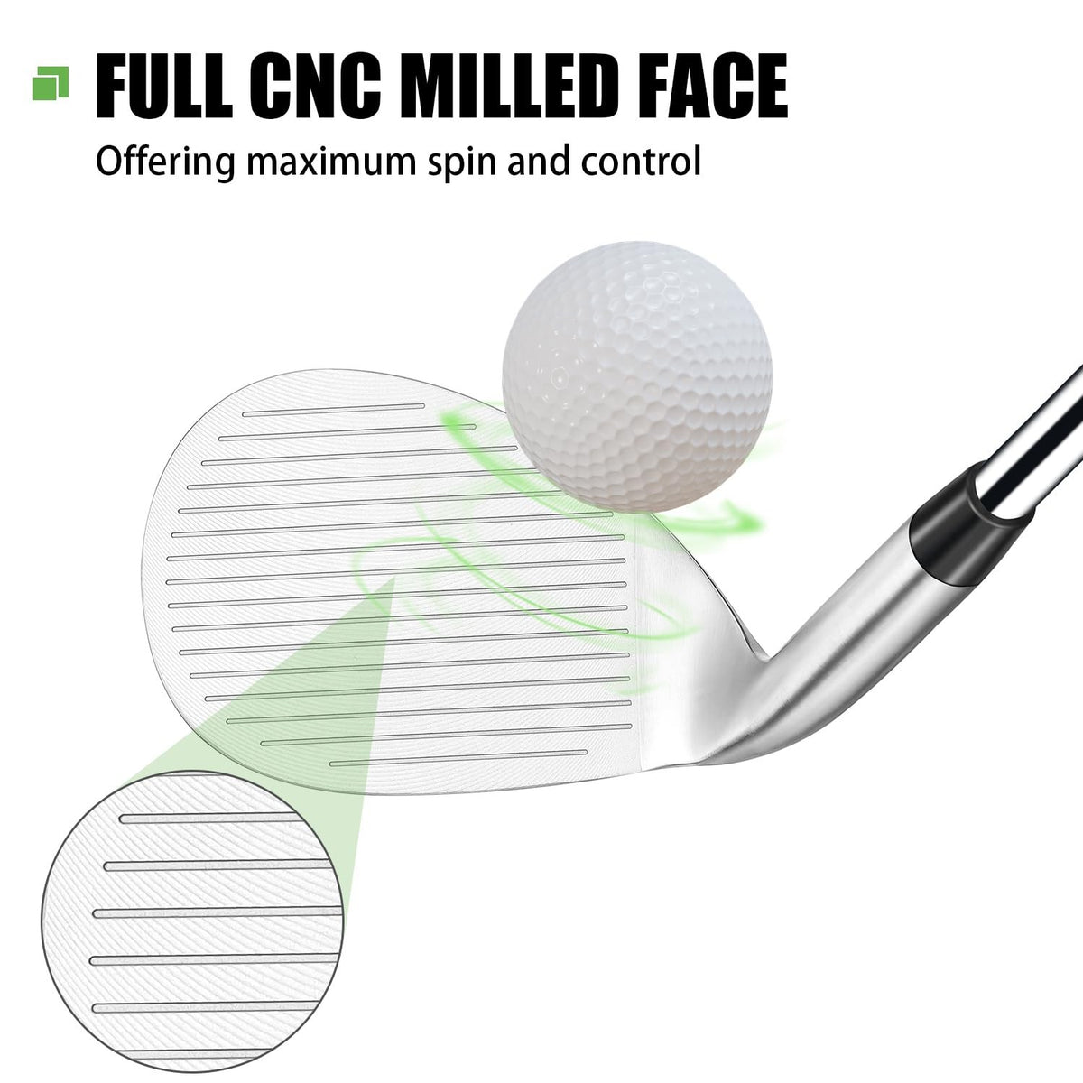 Forged Golf Wedges Set for Men & Women - Gap, Sand, Lob Wedge - Easy Bunker Escape