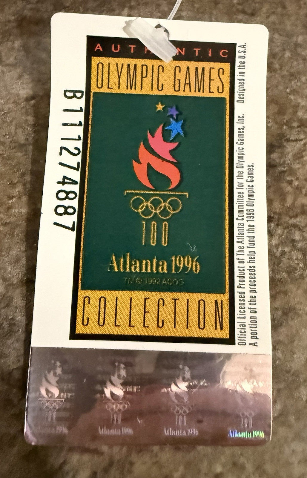 Vintage Atlanta 1996 Olympic White Adjustable Visor - Starter NWT