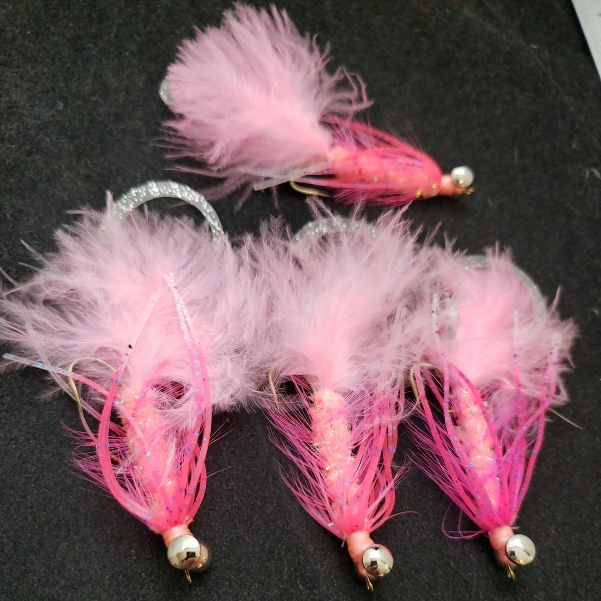 Fishing Flies Rattlebugger Pink Size 6 Artificial Lures - Custom Tied