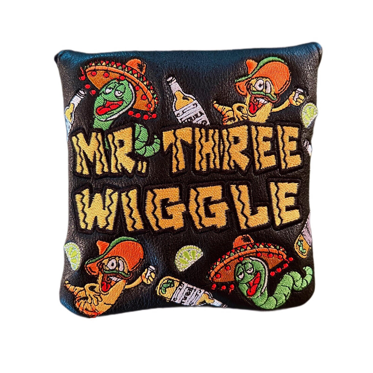 Golf Mallet Putter Headcover with Magnetic Closure - MR. THREE WIGGLE