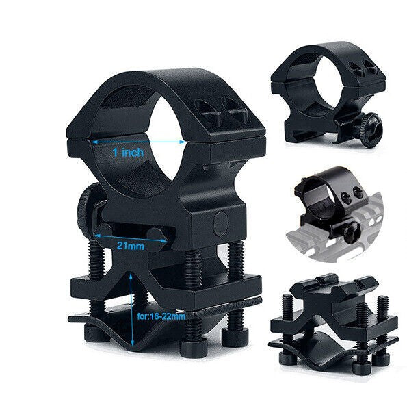 LED Predator Hunting Flashlight with Mount Set for Hog Coyote Varmint