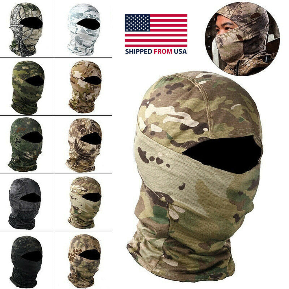 Tactical Full Face Mask for Outdoor Activities - Military Balaclava