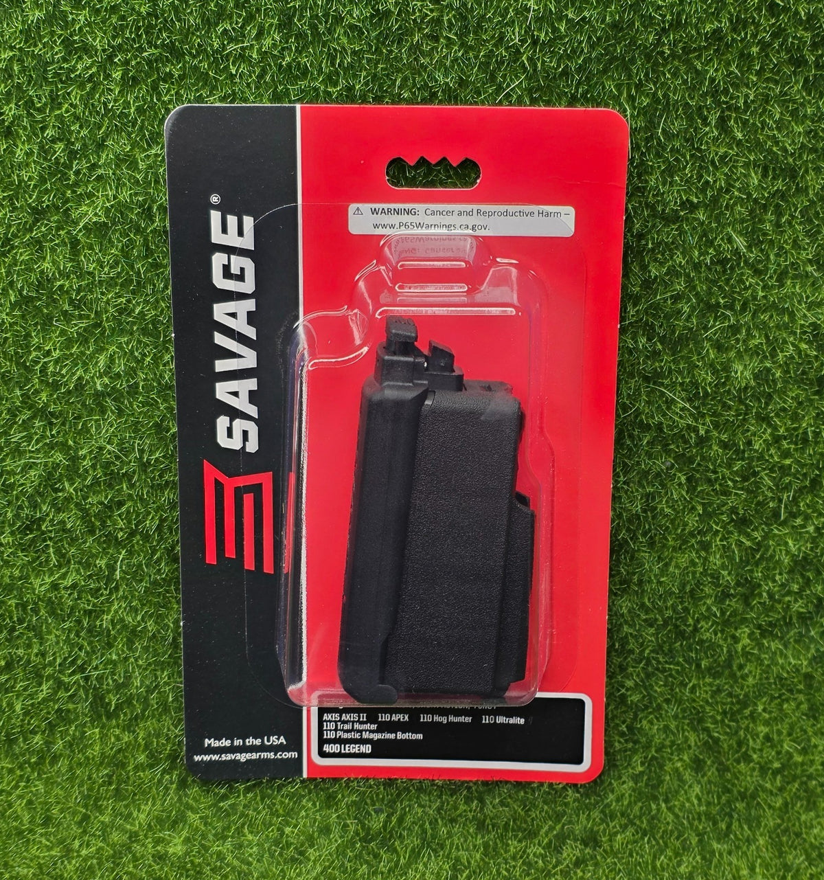 400 Legend Rifle Magazine - 4-Round Detachable Steel Magazine for Savage Axis & 110