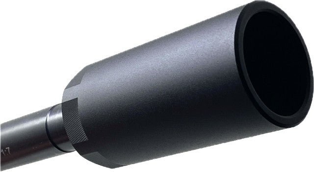 6061 Aluminum Blast Can with Linear Compensation 1/2x28 TPI for Firearms