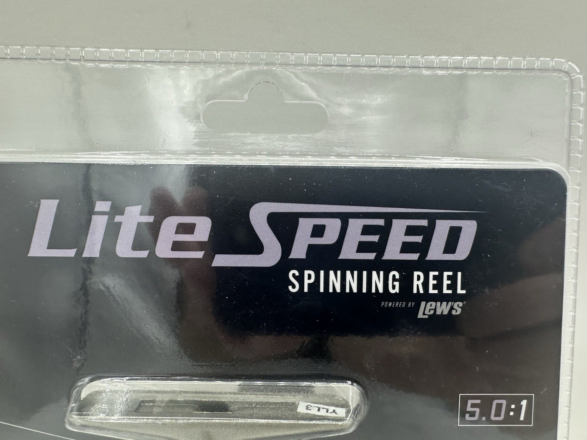 Lightweight Spinning Fishing Reel - Lew’s Lite Speed L575C LS75 Aluminum Graphite