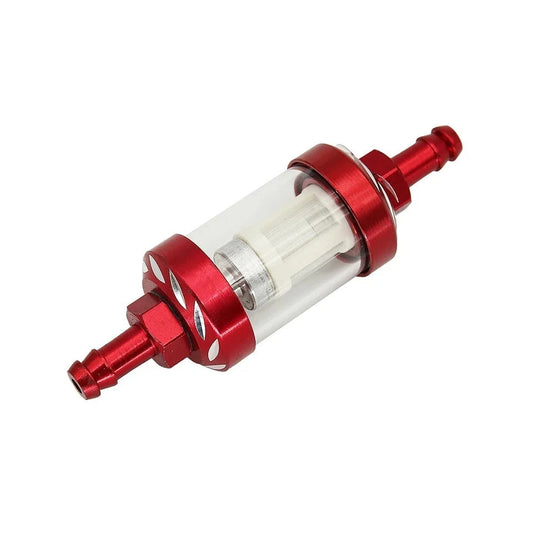 8mm CNC Aluminum Fuel Filter Inline Gas Oil Filter for Motorcycle ATV Bike
