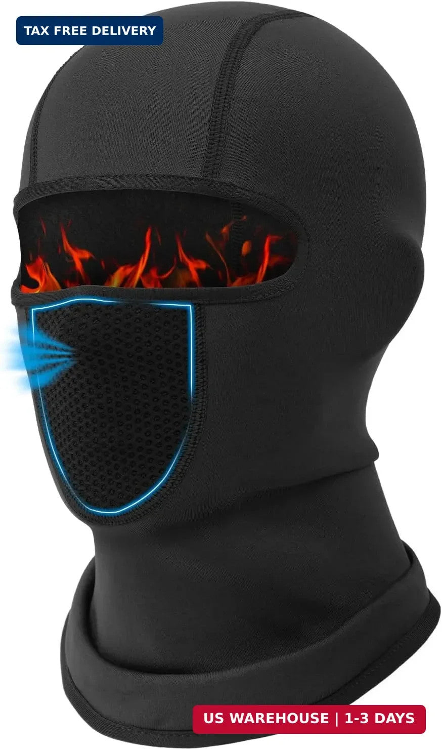 Kids Winter Ski Mask Balaclava Fleece Face Cover for Snow Sports & Outdoor Activities